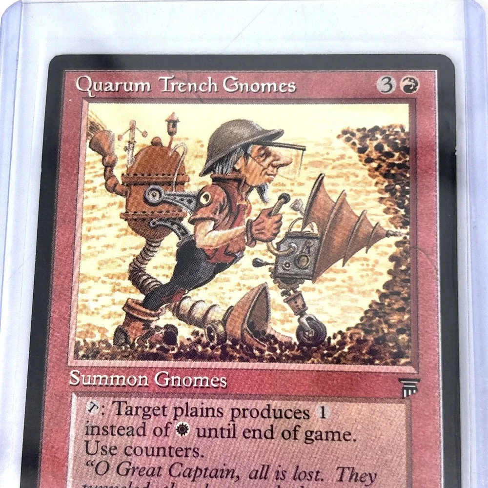 MTG English Quarum Trench Gnomes NM Normal‎ Legends Unplayed